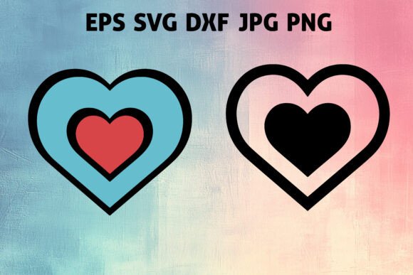 Download Doodle Heart Outline Clipart,Logo,Icon - Premium Bundle